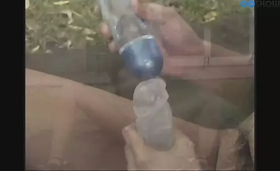 Girl Stimulates Herself Outdoors with Dildo and Toys